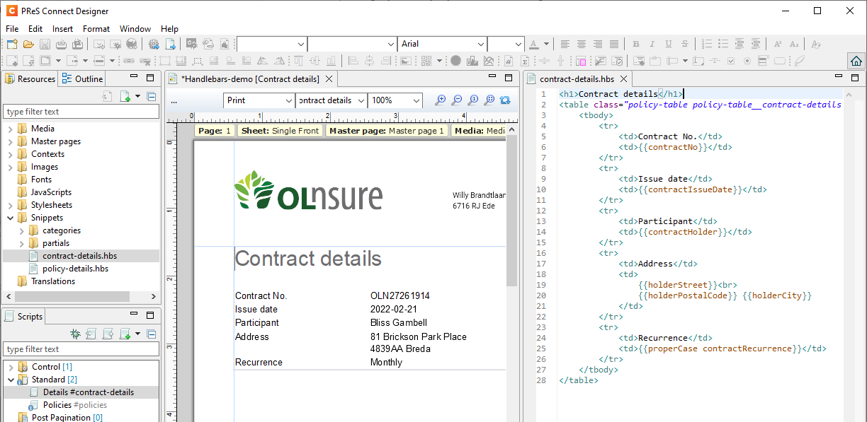 OL® Learn Blog Design Get a grip on snippets with Handlebars OL